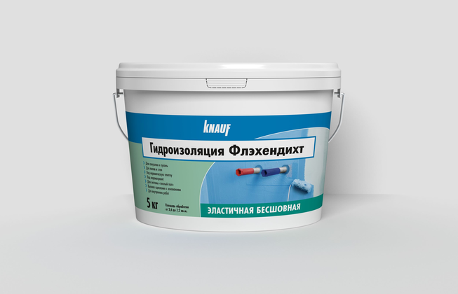 Гидроизоляция Knauf Флэхендихт водная дисперсия 5 кг