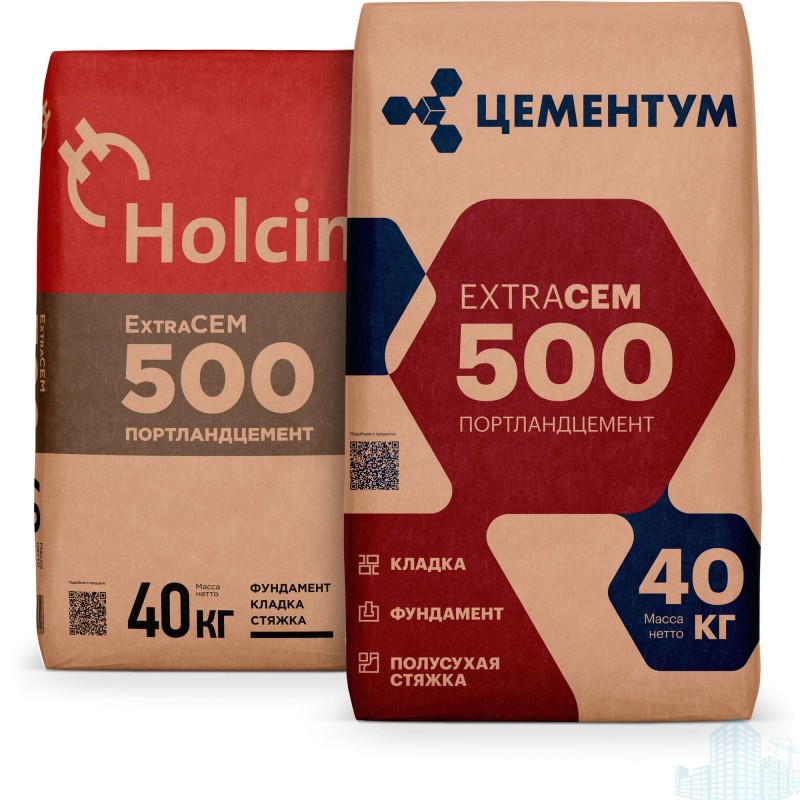 Цемент Цементум (Holcim) М500 40 кг