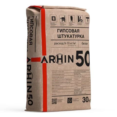 Штукатурка ARCHIN №50 белый 30 кг