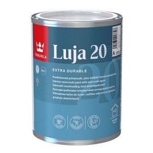 Tikkurila Luja 20 / Тиккурила Луя 20 полуматовая, влагостойкая краска 0,9