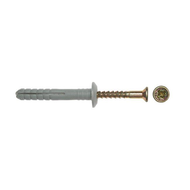 Дюбель-гвоздь "SM-L"6*40 "Tech-KREP" с потайным бортиком