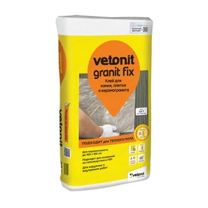 Клей для плитки/ керамогранита/ мозаики Vetonit Granit fix 25 кг